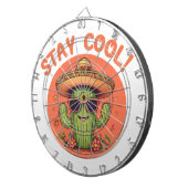 Blijf cool. dartbord (Voorkant Rechts)