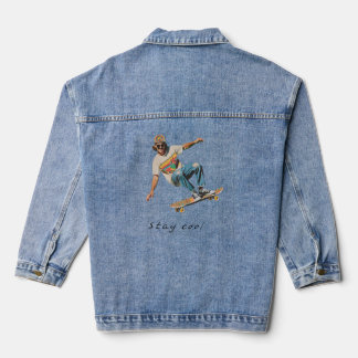 Blijf cool denim jas jacket
