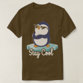 Blijf Cool Funny Penguin van Tobe Fonseca T-shirt (Design voorkant)