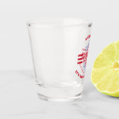 Blijf cool, het is 4 juli shot glas (Links)