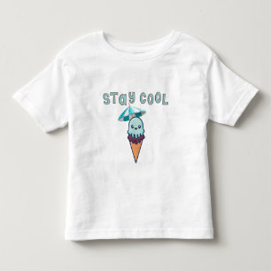 Blijf Cool Kawaii Funny Ice Cream Kinder Shirts