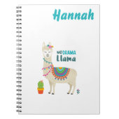 Blijf Cool Llama persoonlijk Notitieboek (Voorkant)