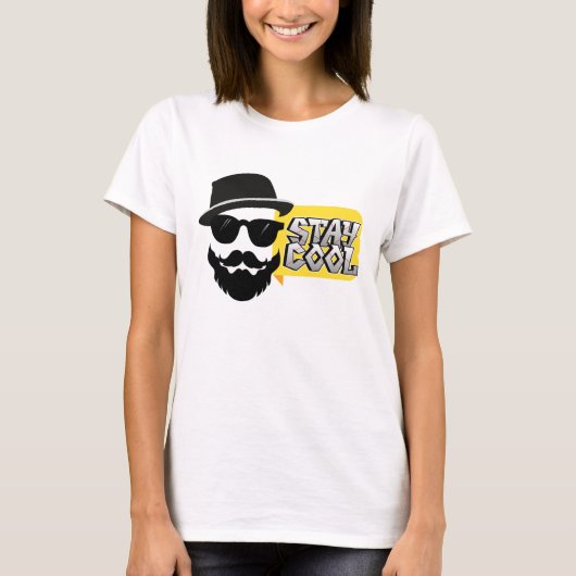 Blijf cool mannen t-shirt (Voorkant)