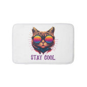 Blijf cool met onze kat in de schaduw badmat (Voorkant)