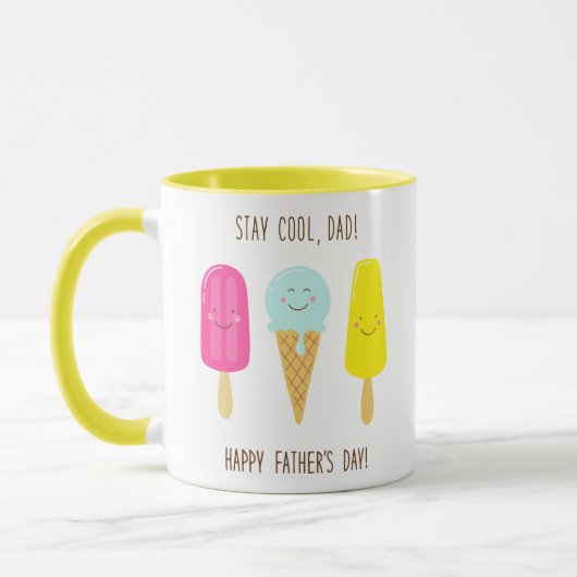 Blijf Cool, pa. Gelukkig Vaderdag! Mok (Links)