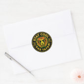 Blijf Cool Ras Tafari Button Sticker (Envelop)