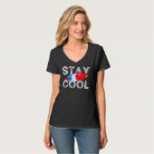 Blijf Cool Rocket Pop Red White & Blue Popsium T-shirt (Voorkant volledig)