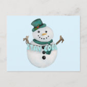Blijf Cool Snowman Feestdagenkaart (Voorkant)