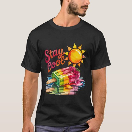 Blijf cool, zomer is hier t-shirt (Voorkant)