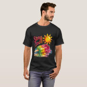 Blijf cool, zomer is hier t-shirt (Voorkant volledig)