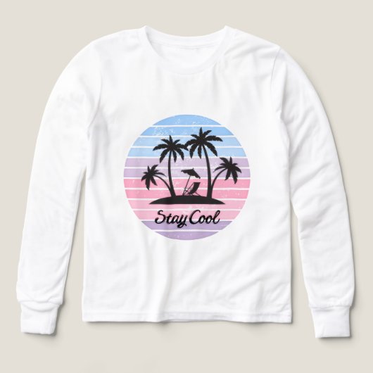 Blijf cool Zomer T-Shirt Design (Voorkant)