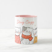 Blijf Cozy Cat Mok (Midden)