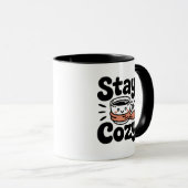 Blijf Cozy Cute Koffiemok Mok (Voorkant rechts)