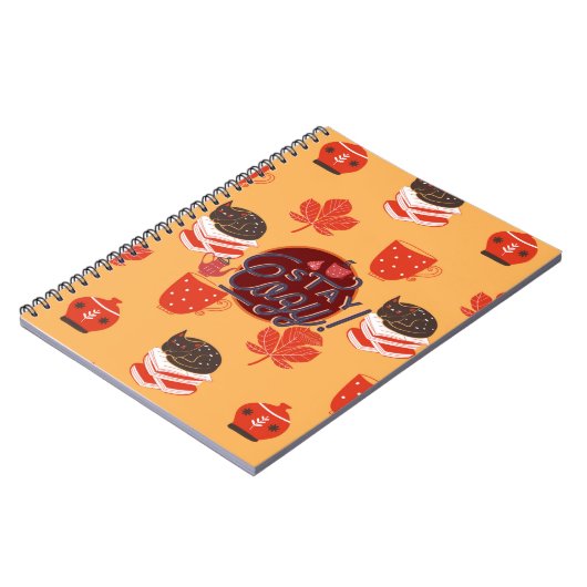 Blijf Cozy Deze Herfst Met Deze Folkart Hygge Kat Notitieboek (Linkerzijde)