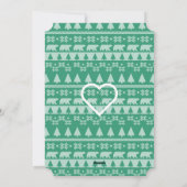 Blijf Cozy | Frans Bulldog Reindekerst Feestdagenkaart (Achterkant)