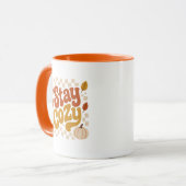 Blijf Cozy Herfst Pompoen Vriend Mok (Voorkant links)
