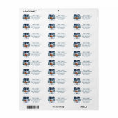 Blijf Cozy Kerstmis Chalet Label (Full Sheet)