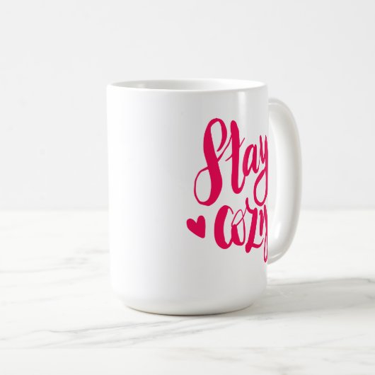 Blijf Cozy Koffiemok (Voorkant rechts)