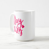 Blijf Cozy Koffiemok (Voorkant links)