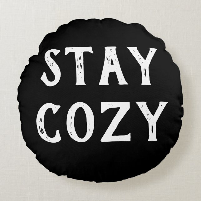 Blijf Cozy Minimalistisch Kussen (Voorkant)
