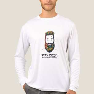 Blijf Cozy – Robuuste Ziel, Bladerig Kalme Tri-Blend Shirt