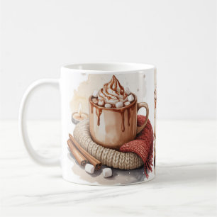 Blijf Cozy - Waterverf Winter Mok