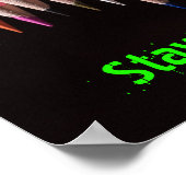 Blijf creatief poster (Hoek)