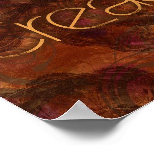 Blijf creatief van Mansa Pryor Poster (Hoek)