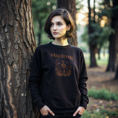 Blijf Creepy Skeleton Halloween Sweatshirt