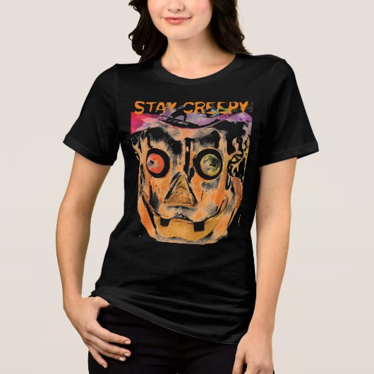 BLIJF CREEPY T-shirt (Voorkant)