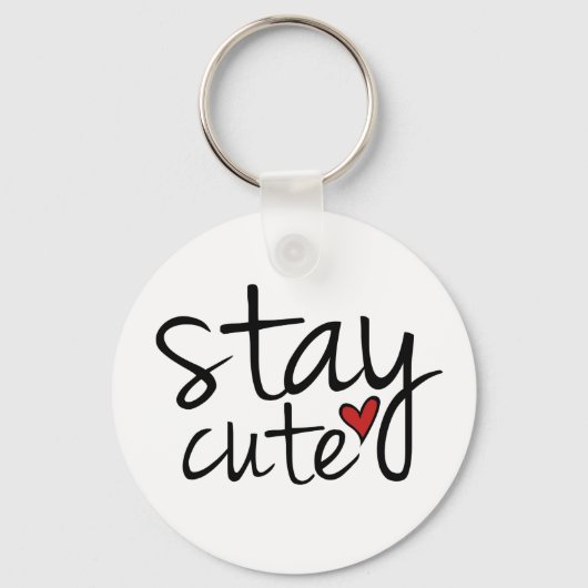 Blijf Cute Sleutelhanger (Voorkant)