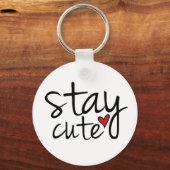 Blijf Cute Sleutelhanger (Voorkant)