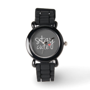 Blijf Cute Watch, Grey Horloge
