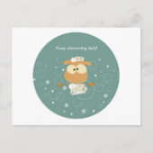 Blijf dagelijks douchen! briefkaart (Voorkant)