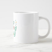 Blijf dagelijks lachen grote koffiekop (Rechts)