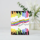 Blijf dansen briefkaart (Staand voorkant)