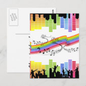 Blijf dansen briefkaart (Voorkant / Achterkant)