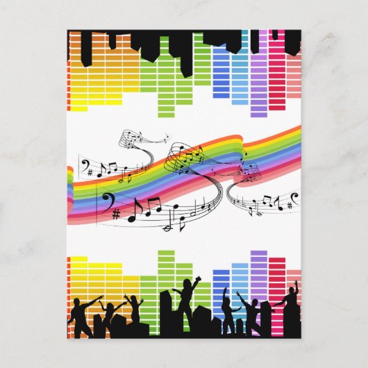 Blijf dansen briefkaart (Voorkant)