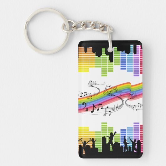 Blijf dansen sleutelhanger (Voorkant)