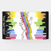 Blijf dansen spandoek (Horizontaal)