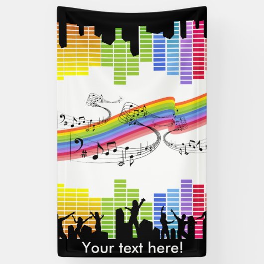 Blijf dansen spandoek (Verticaal)