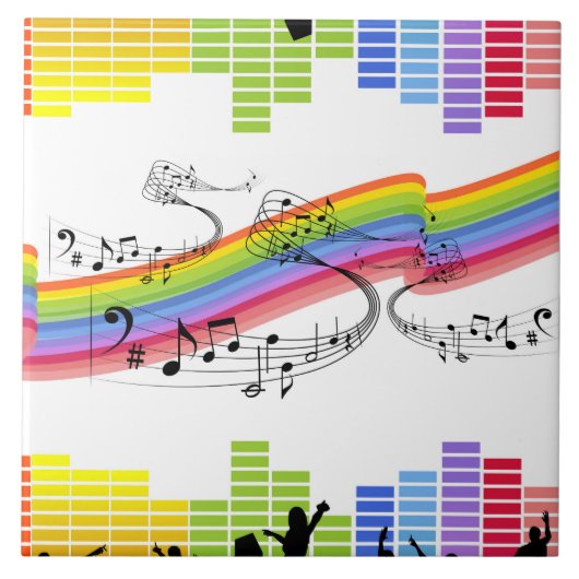 Blijf dansen tegeltje (Voorkant)