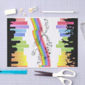 Blijf dansen tissuepapier (Craft)