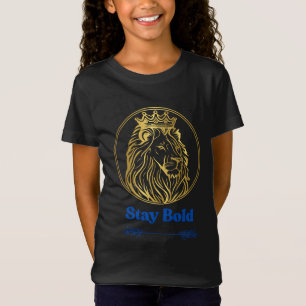Blijf Dapper – Koninklijke Leeuwenkoning Ontwerp T-shirt