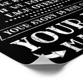 Blijf de bewustwordingsgrafiek voor zelfmoordpreve poster (Hoek)