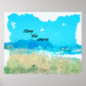 Blijf de cursus volgen poster (Voorkant)