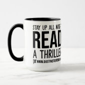 Blijf de hele nacht op een Dustin Stevens-trelpaal Mok (Links)