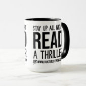 Blijf de hele nacht op een Dustin Stevens-trelpaal Mok (Voorkant rechts)