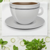 Blijf de koffie laten komen theedoek (Gevouwen)