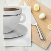 Blijf de koffie laten komen theedoek (Quarter Fold)